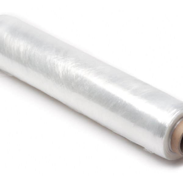 KALTAK Stretchfolie schwarz - 2 Rollen je 300 Meter Verpackungsfolie