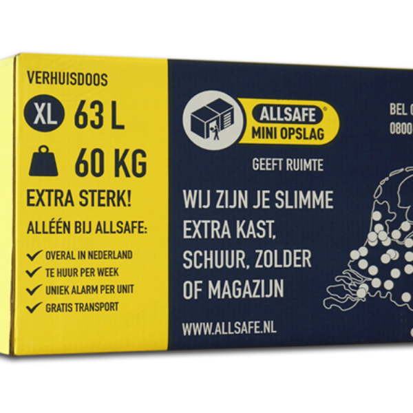 20 Verhuisdozen Extra Sterk - 54 Liter Dubbel Golfkarton Met Tape